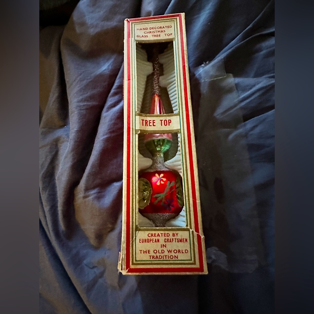 Vintage Romania  Old World Christmas Tree Topper